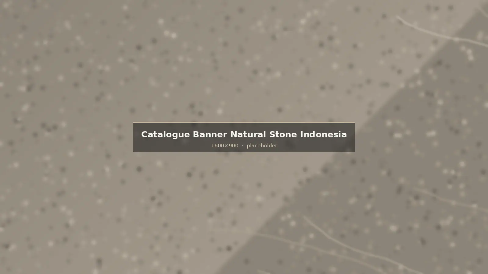 Indonesian natural stone samples arranged for the product catalogue