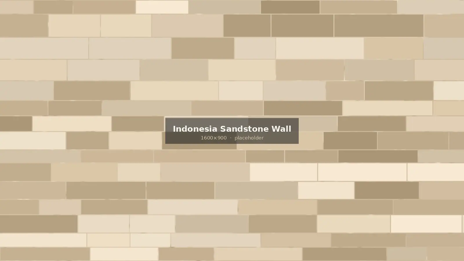 Indonesian palimanan sandstone wall cladding on a resort exterior wall