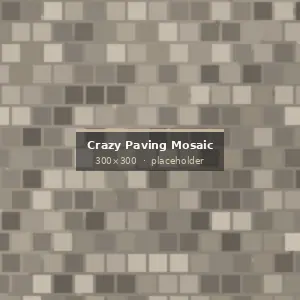 Crazy Paving Stone surface detail showing finish and stone texture