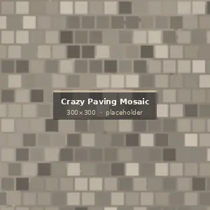 Crazy Paving Stone installed on an architectural project