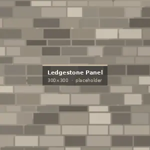 Ledgestone Panel surface detail showing finish and stone texture