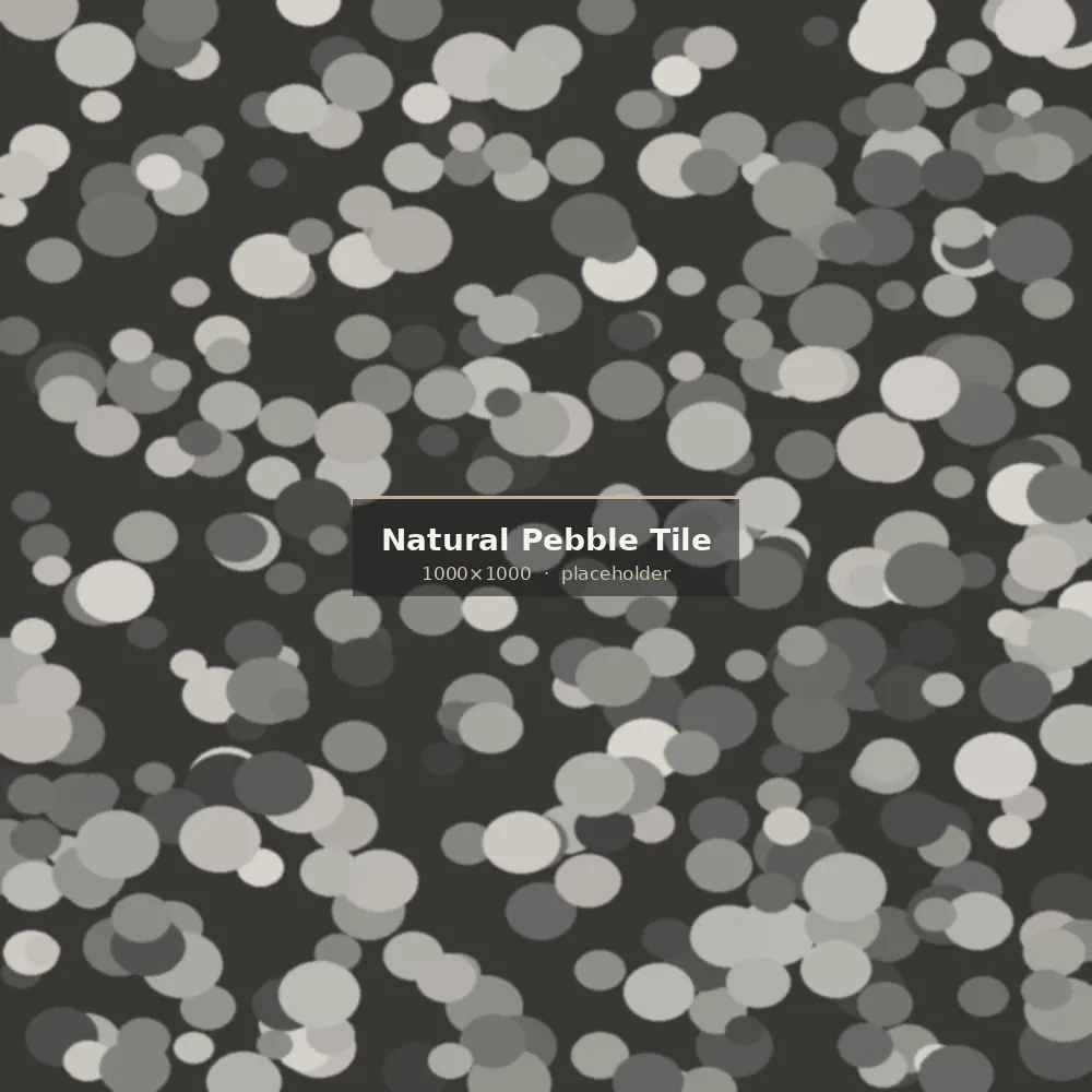 Natural Pebble Mosaic Tile from Indonesia — main product view