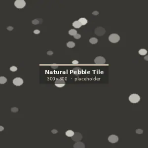 Natural Pebble Mosaic Tile surface detail showing finish and stone texture