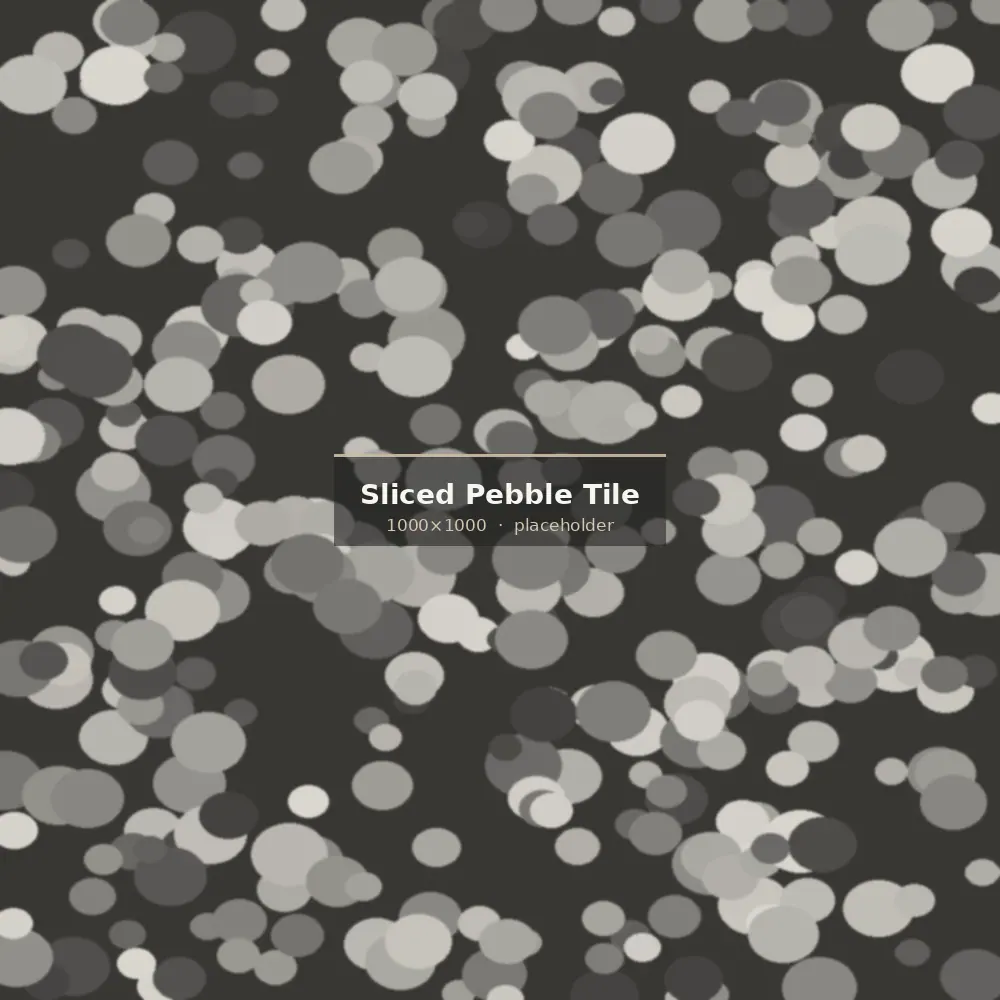 Sliced Pebble Mosaic Tile from Indonesia — main product view
