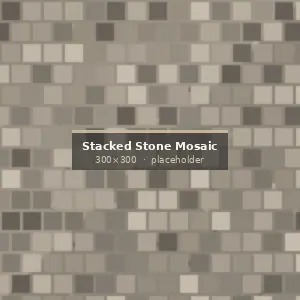 Stacked Stone Mosaic Panel surface detail showing finish and stone texture