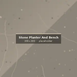 Stone Planter & Bench export packing in fumigated wooden crates