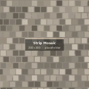 Strip Stone Mosaic surface detail showing finish and stone texture