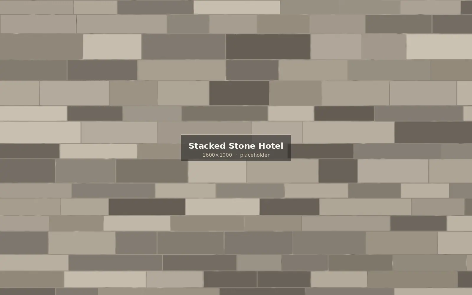 Stacked andesite stone reception wall in a Lisbon boutique hotel